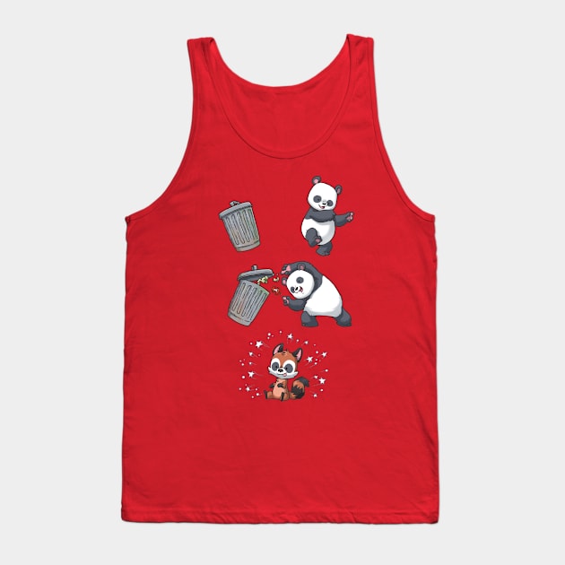 Trash Panda Fusion Tank Top by Dooomcat